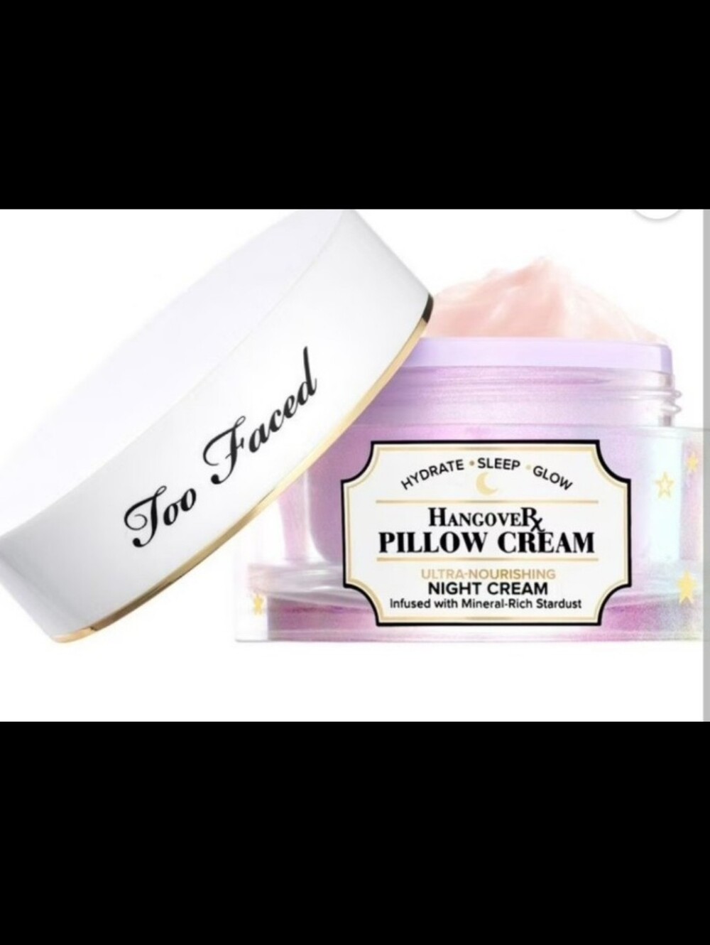 New Too Faced Hangover Pillow Cream.